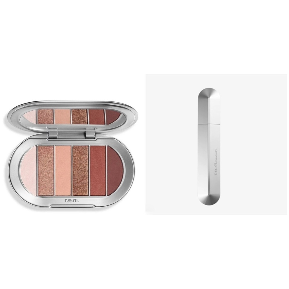 r.e.m beauty midnight shadow babydoll palette flourishing lengthening mascara